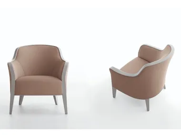 Jane - Fabric easy chair with armrests by Martini Interiors - view 2
